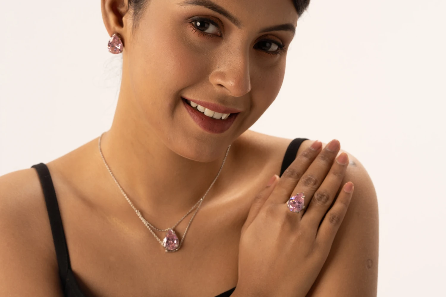 Rastone Set Pink